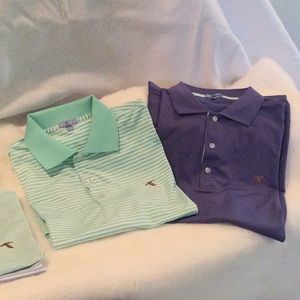 Mens short sleeve golf polo.